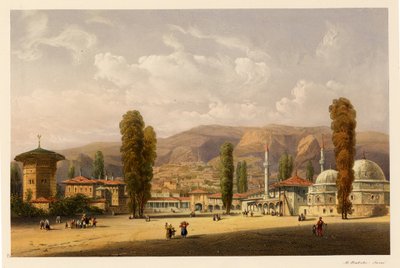 Bakhchisaray Khans Palace, 1856 tekijältä Carlo Bossoli