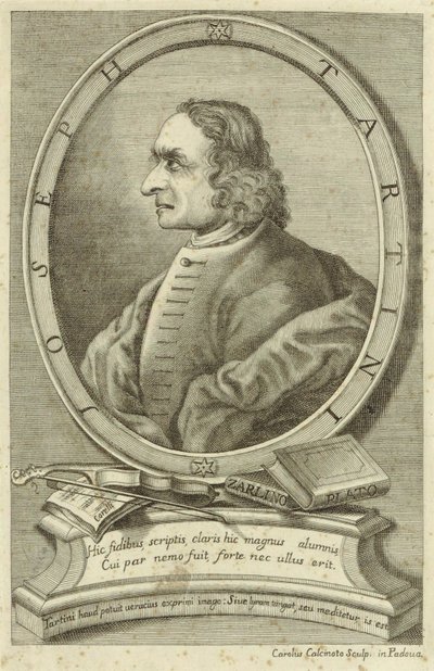 Kuvattu henkilö:  Giuseppe Tartini tekijältä Carlo Calcinotto