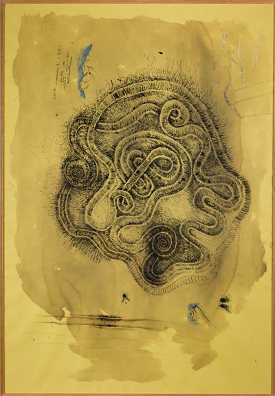 Raita (sekoitetut materiaalit paperille) tekijältä Carlo Cremaschi