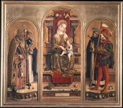 Camerino Tryptich (Tryptich of Saint Domenico) tekijältä Carlo Crivelli