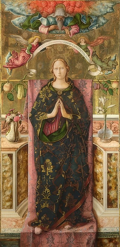 Immaculate Concept. 1492 tekijältä Carlo Crivelli