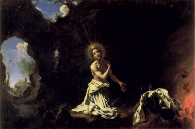 St. Dominic katuvainen tekijältä Carlo Dolci