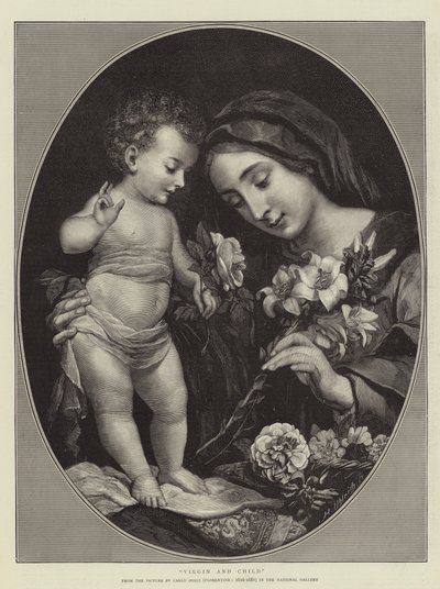 Neitsyt ja lapsi tekijältä Carlo Dolci