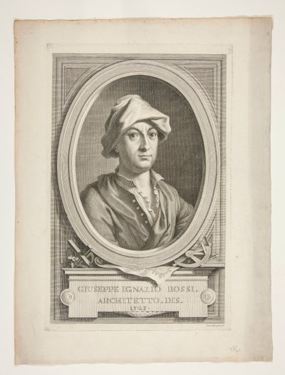 Giuseppe Ignazio Rossin muotokuva tekijältä Carlo Gregori