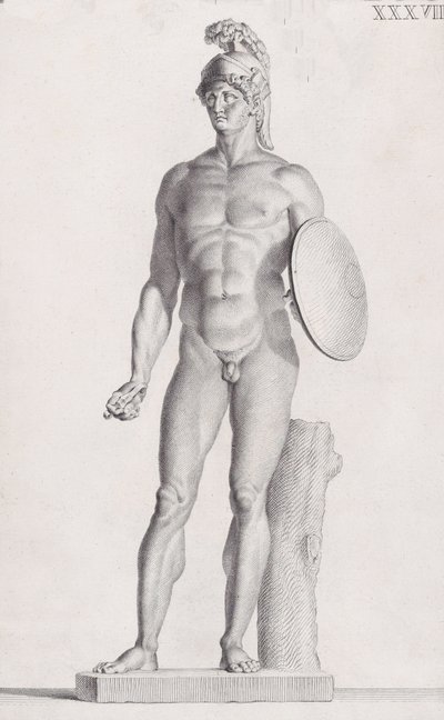 Marsin patsas, 1734 tekijältä Carlo Gregori
