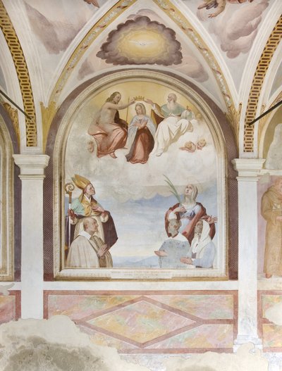 Neitsyen kruunaus (fresko) tekijältä Carlo Innocenzo Carloni