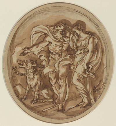 Pluto tuo Proserpinen helvetin porteille tekijältä Carlo Maratta