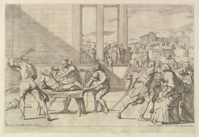 Pyhän Andreaksen marttyyrikuolema. tekijältä Carlo Maratta or Maratti