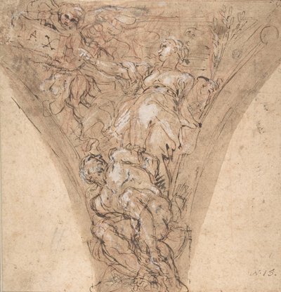 Rauhan allegorinen hahmo, 1625-1713. tekijältä Carlo Maratti