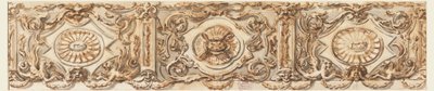 Piirustus, friisin luonnos, n. 1770. tekijältä Carlo Marchionni
