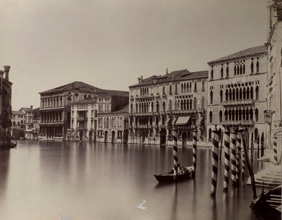 Venetsia. Canal Grande ja näkymä Ca