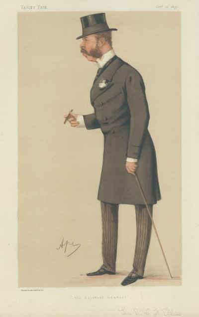 Kenraali Sir Charles Henry Ellice tekijältä Carlo Pellegrini