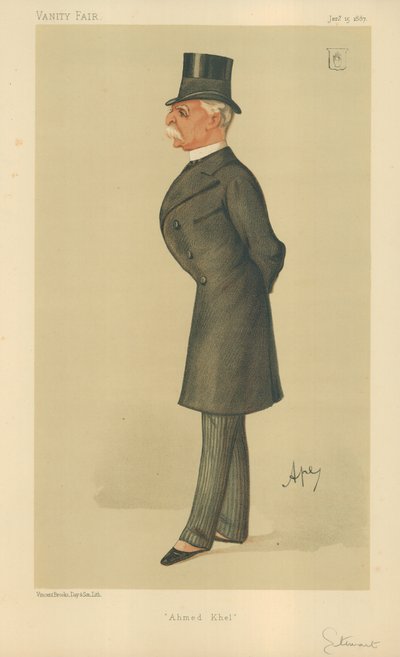 Kenraali Sir Donald Martin Stewart, Ahmed Khel, 15. tammikuuta 1887, Vanity Fair -sarjakuva tekijältä Carlo Pellegrini