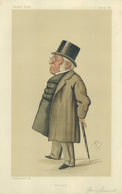 Herra Henry Hansard tekijältä Carlo Pellegrini