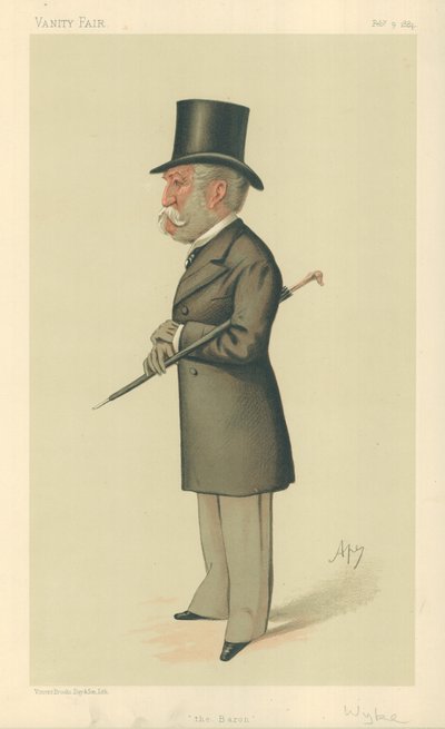 Sir Charles Lennox Wyke, The Baron, 9. helmikuuta 1884, Vanity Fair -sarjakuva tekijältä Carlo Pellegrini