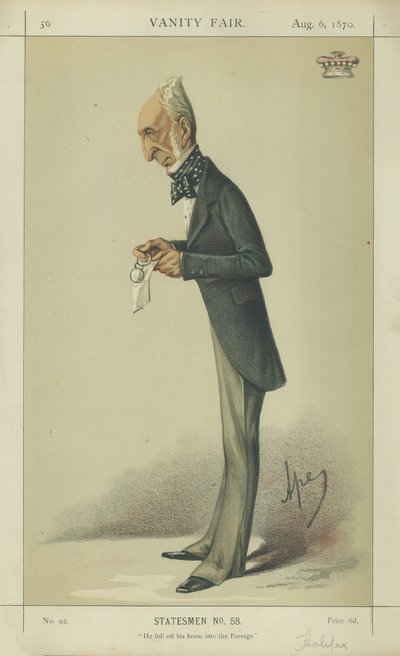 Sir Charles Wood, Lordi Halifax tekijältä Carlo Pellegrini