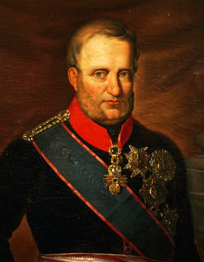 Fransis I:n muotokuva kahdesta sisiliasta (öljy kankaalle) tekijältä Carlo de Falco