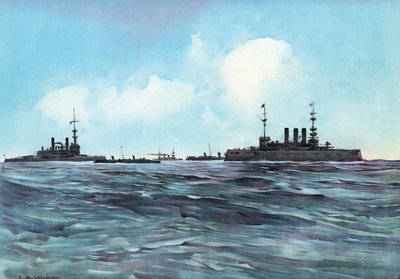 Indiana ja New York reunustivat ja vartioivat torpedoveneet ja risteilijät tekijältä Carlton Theodore Chapman