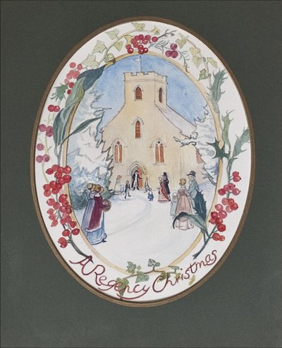 Regency Christmas, 2008 (wc paperilla) tekijältä Caroline Hervey Bathurst