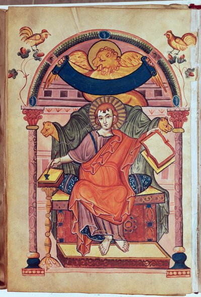 Cod.22 St. Mark, Ada-käsikirjoituksesta tekijältä Carolingian School