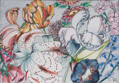 Sekalaiset kukat, 1991 tekijältä Carolyn Hubbard Ford