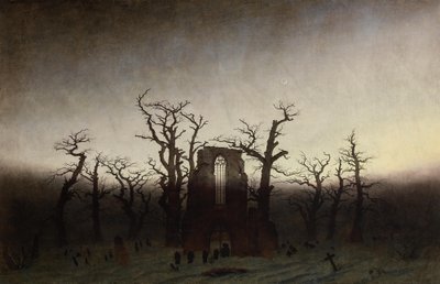 Luostari tammimetsässä tekijältä Caspar David Friedrich