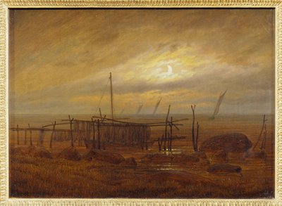 Am Meeresstrand - Au bord de la mer ... tekijältä Caspar David Friedrich