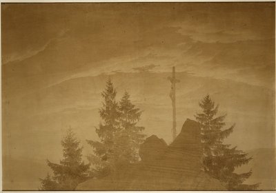 Risti vuoristossa tekijältä Caspar David Friedrich