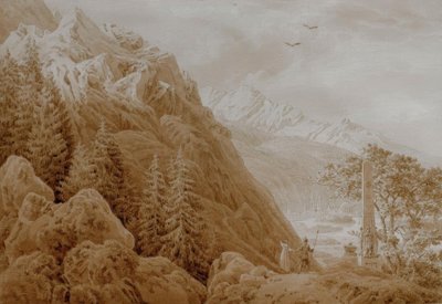 Der Herbst tekijältä Caspar David Friedrich