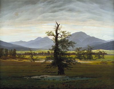 Der einsame Baum tekijältä Caspar David Friedrich