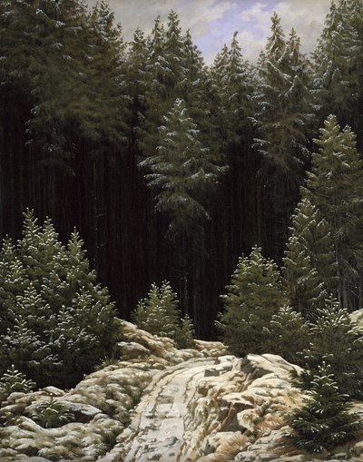 Varhainen lumi tekijältä Caspar David Friedrich