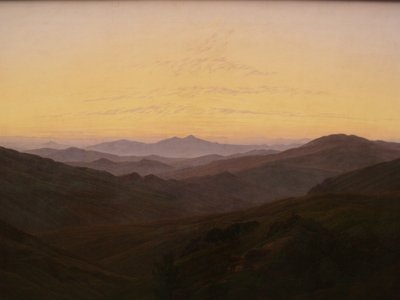 saksa: Giant Mountains Giant Mountains Giant Mountains tekijältä Caspar David Friedrich