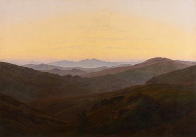 saksa: Giant Mountains Giant Mountains Giant Mountains tekijältä Caspar David Friedrich