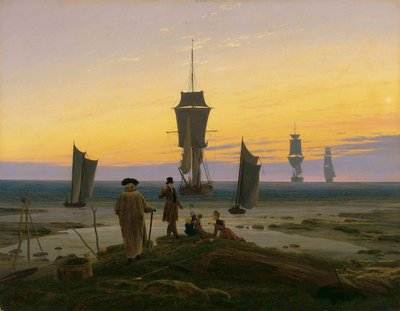 Saksa: Die Lebensstufen Elämänvaiheet tekijältä Caspar David Friedrich