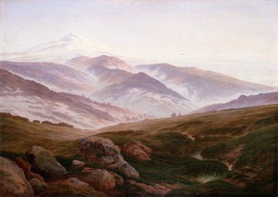 Saksa: Erinnerungen an das Riesengebirge Muistoja jättiläisvuorista (Erinnerungen an das Riesengebirge) tekijältä Caspar David Friedrich