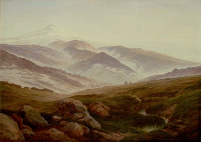 Saksa: Erinnerungen an das Riesengebirge Muistoja jättiläisvuorista (Erinnerungen an das Riesengebirge) tekijältä Caspar David Friedrich