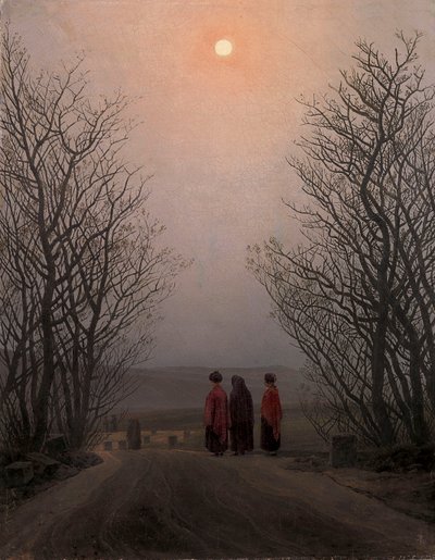 Saksa: Ostermorgen pääsiäisaamu tekijältä Caspar David Friedrich