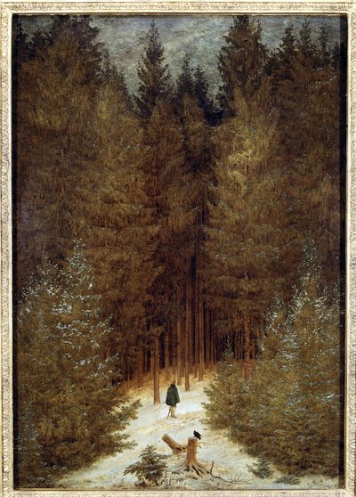 Metsästäjä metsässä tekijältä Caspar David Friedrich