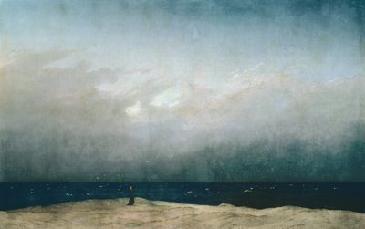 Munkki meren rannalla tekijältä Caspar David Friedrich