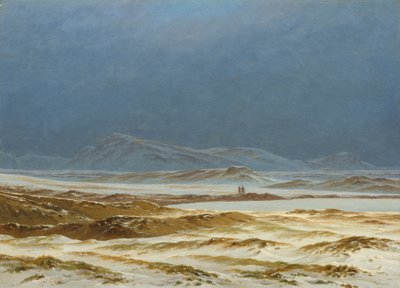 Pohjoinen maisema, kevät, n. 1825 (öljy kankaalle) tekijältä Caspar David Friedrich