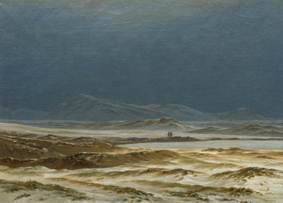 Pohjoinen maisema, kevät, noin 1825 tekijältä Caspar David Friedrich