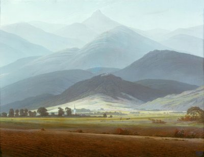 Riesengebirgslandschaft tekijältä Caspar David Friedrich