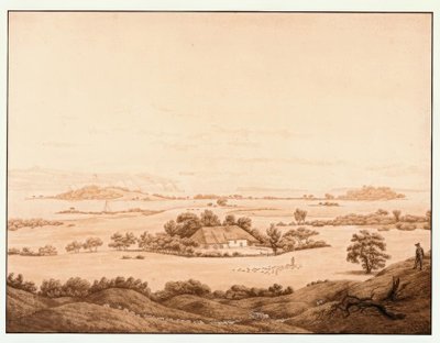 Rügenlandschaft mit Schäfer tekijältä Caspar David Friedrich