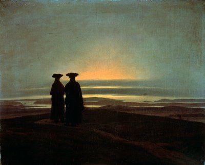 Sunset Brothers, vuosina 1830-1835. tekijältä Caspar David Friedrich