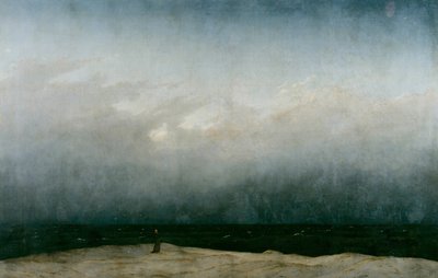 Munkki meren rannalla tekijältä Caspar David Friedrich