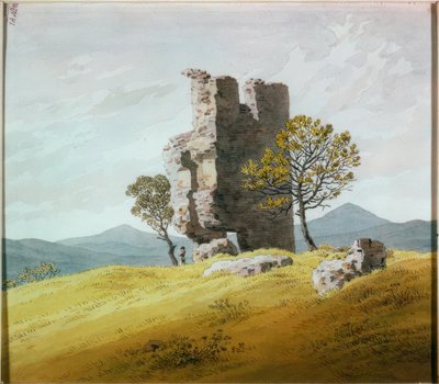 Turmruine tekijältä Caspar David Friedrich
