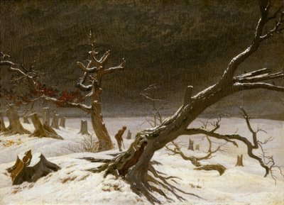 Winterlandschaft tekijältä Caspar David Friedrich