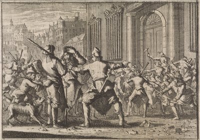 Kapina Barcelonassa 1640 tekijältä Caspar Luyken (attributed to)