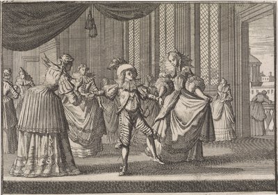 Kuningas Filip IV:n vanhimman pojan Balthazar Karelin koulutus, 1642 tekijältä Caspar Luyken (attributed to)