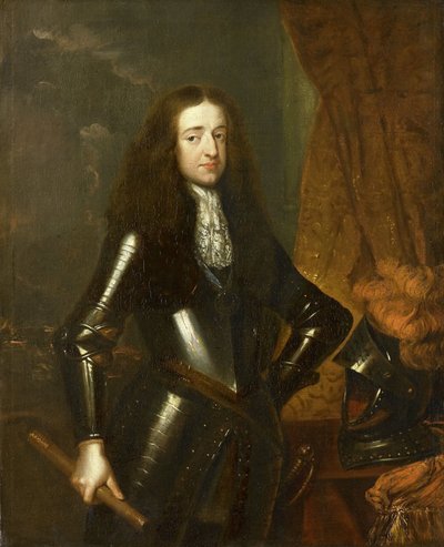 Willem III:n (1650-1702), Orangen prinssin ja vuodesta 1689 Englannin kuninkaan muotokuva tekijältä Caspar Netscher